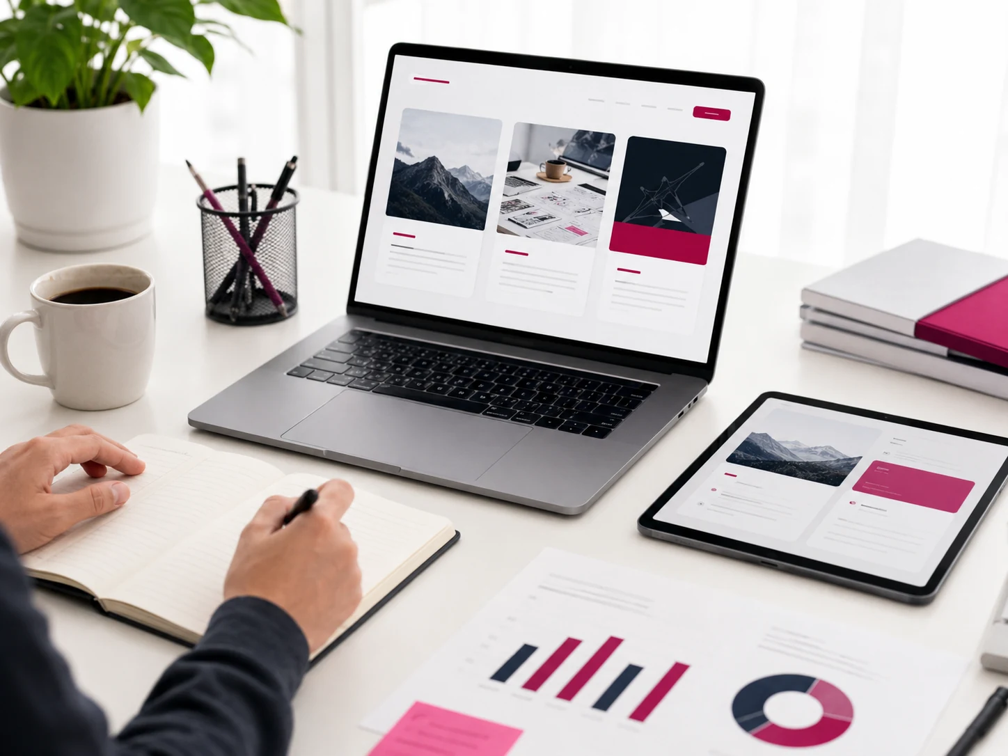 Présentation digitale responsive pour un établissement touristique